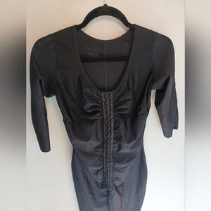 Isavela full body compression garment with 3/4 length sleeves